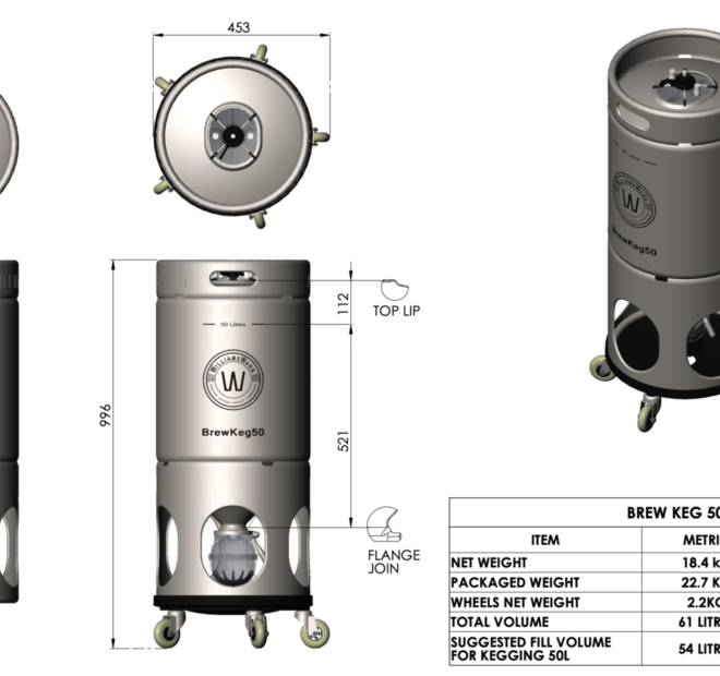 WilliamsWarn BrewKeg 50™ Uni Tank