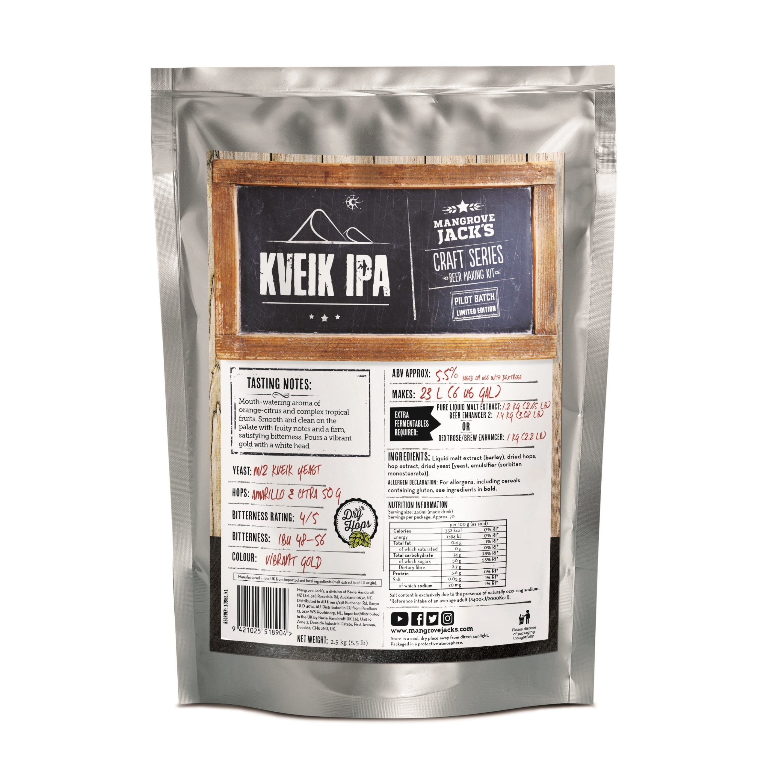 Mangrove Jack's Craft Series Kveik IPA Mangrove Jack's Kveik IPA