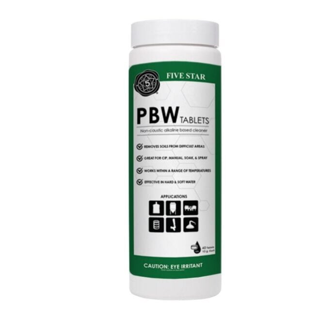 Brewery cleaning tablets