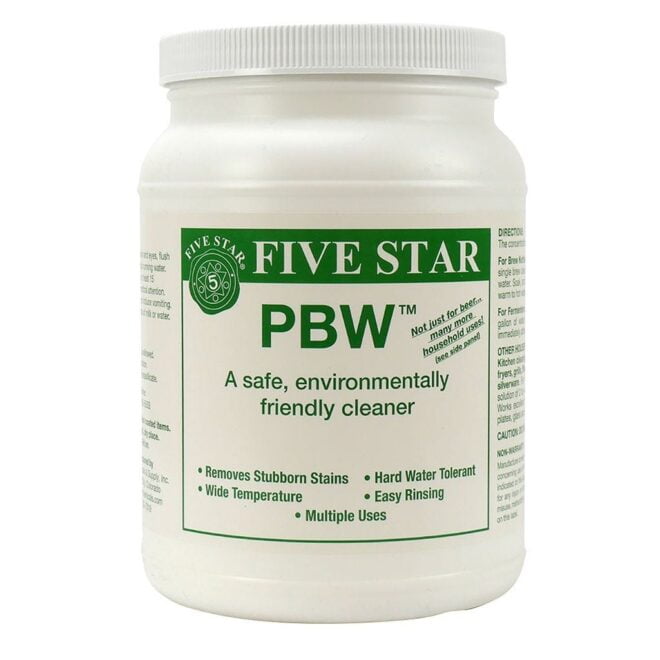 Brewery cleaning powder